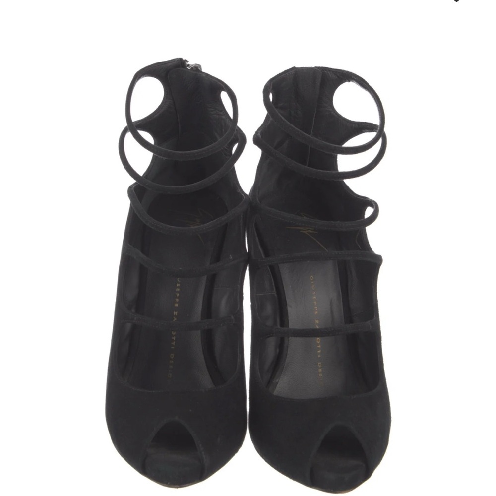 Giuseppe Zanotti Size 37 Elegant Black Women's Heels